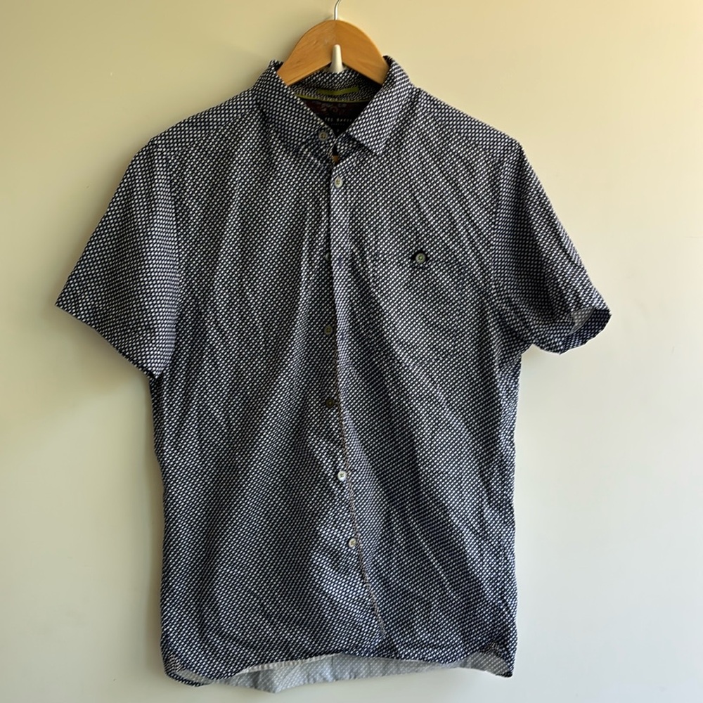 Ted Baker short sleeve button up shirt 3